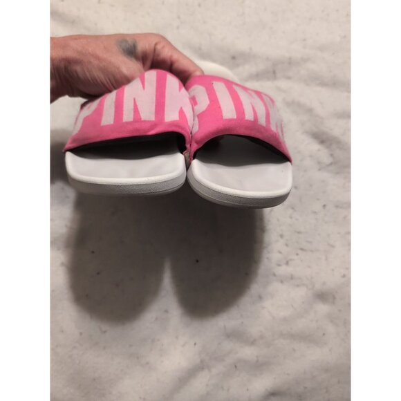 VICTORIA'S SECRET PINK Women's Seamless Slides Sandals Shoes Size L - Picture 2 of 6